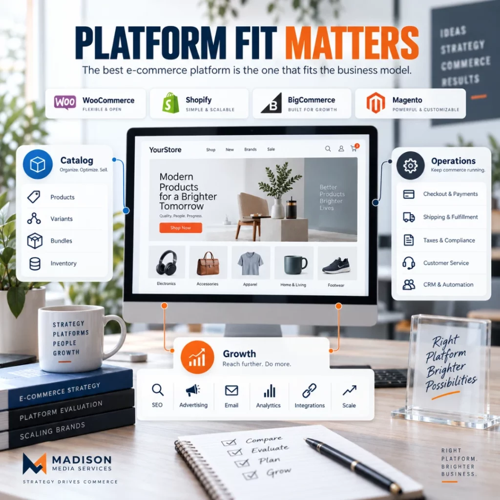 E-commerce platform selection